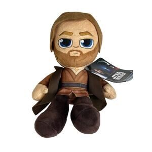 Star Wars Obi-Wan Kenobi Plush Stuffed Animal 9.5" Mattel 2022 Star Wars